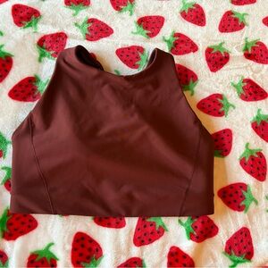 Athleta Chocolate Brown Tank Top